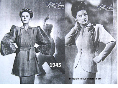 1940 Fashion Trends on Lilli Ann Suits  The Late 1940 S  Vintage Suits With Fashion Flare