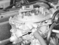 Ford carburettor Pierburg 2V removal and refitting