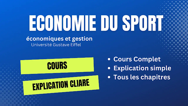 Cours d'Economie du Sport L2 (Université Gustave Eiffel)