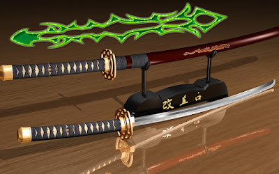 Katana Sword  Tribal Art Wallpaper [Widescreen] 1280 x 800 pixels  free-cell-phone-wallpaper.blogspot.com