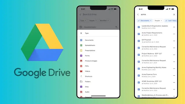 Google Drive search on iOS gets better filtering options