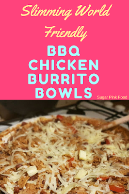 Shredded BBQ Chicken Burrito Bowls  recipes slimming world