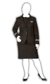 United Airlines Flight Attendant Uniform Female Domestic Look #6