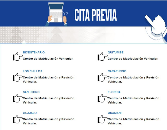 Turno Matriculacion Y O Revision Tecnica Vehicular Quito