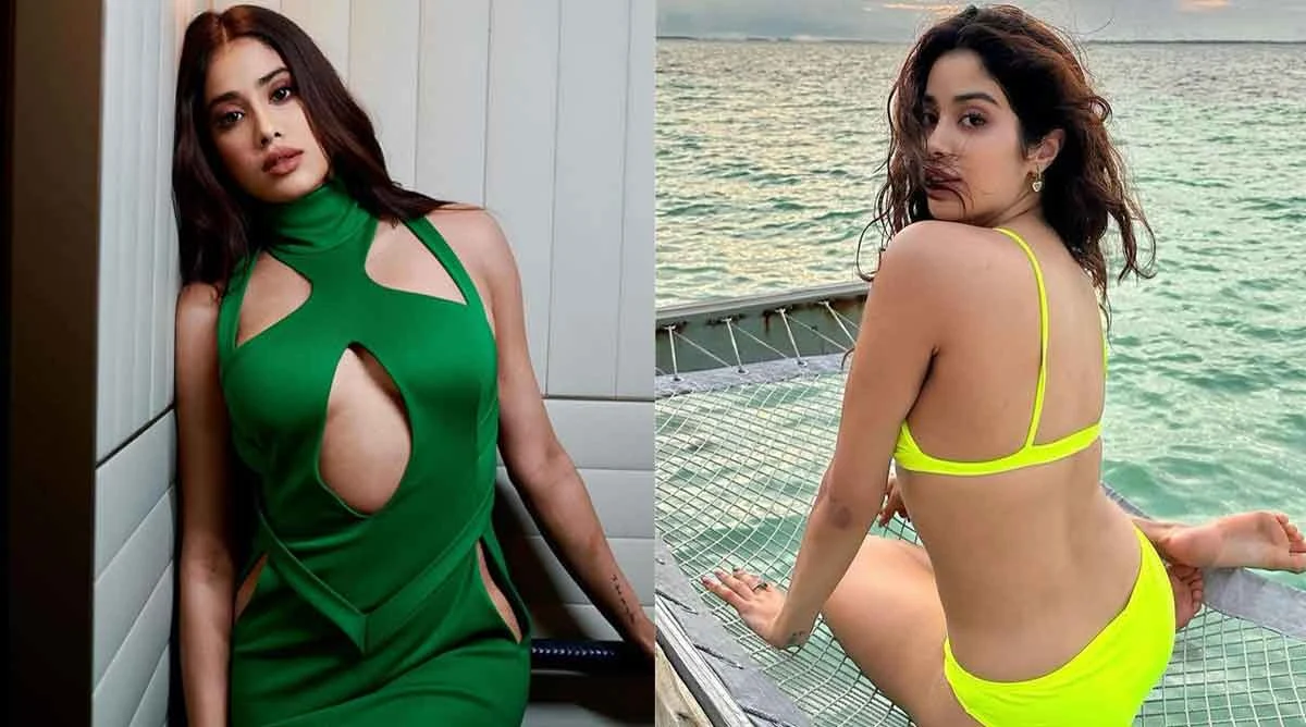 janhvi kapoor bikini