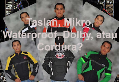 bahan jaket taslan, cordura, dolby, mikro