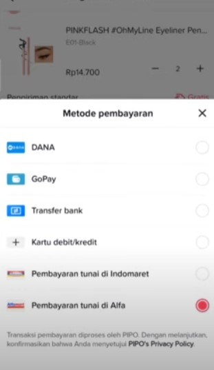 Cara Bayar TikTok Shop di Alfamart