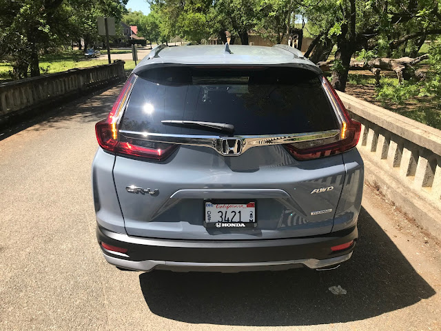 Rear view of 2020 Honda CR-V Touring