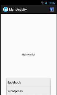 Option menu 3