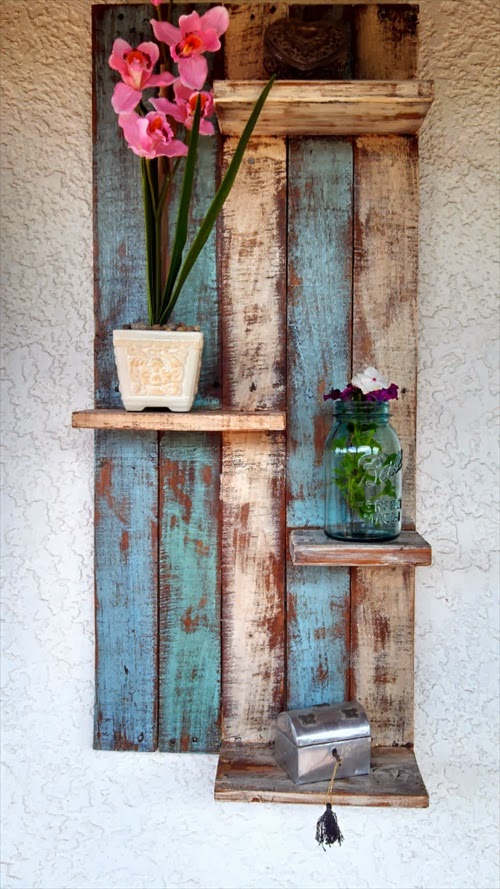 Pallet Storage Shelf | Pallet Furniture Ideas