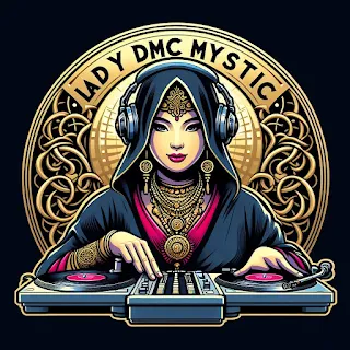 Logo theme - djette dj Lady woman girl Fille femme dmc mystic princess princesse féminise