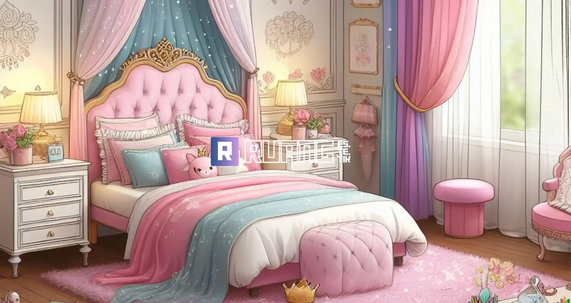Desain Kamar Tidur Princess yang Cocok untuk Putri Anda