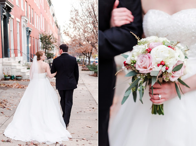 A classic formal winter wedding at the Hotel Monaco and The Belvedere in Baltimore, Maryland Photographed by Heather Ryan Photography