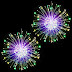 New Years Eve Copper Wire Starburst LED Firework String Lights for New Year Celebrations Decorative Hanging Lights