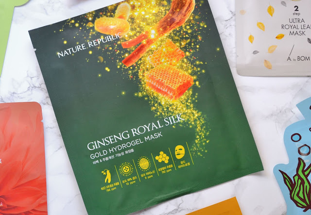 Nature Republic Ginseng Royal Silk Gold Hydrogel Mask Review