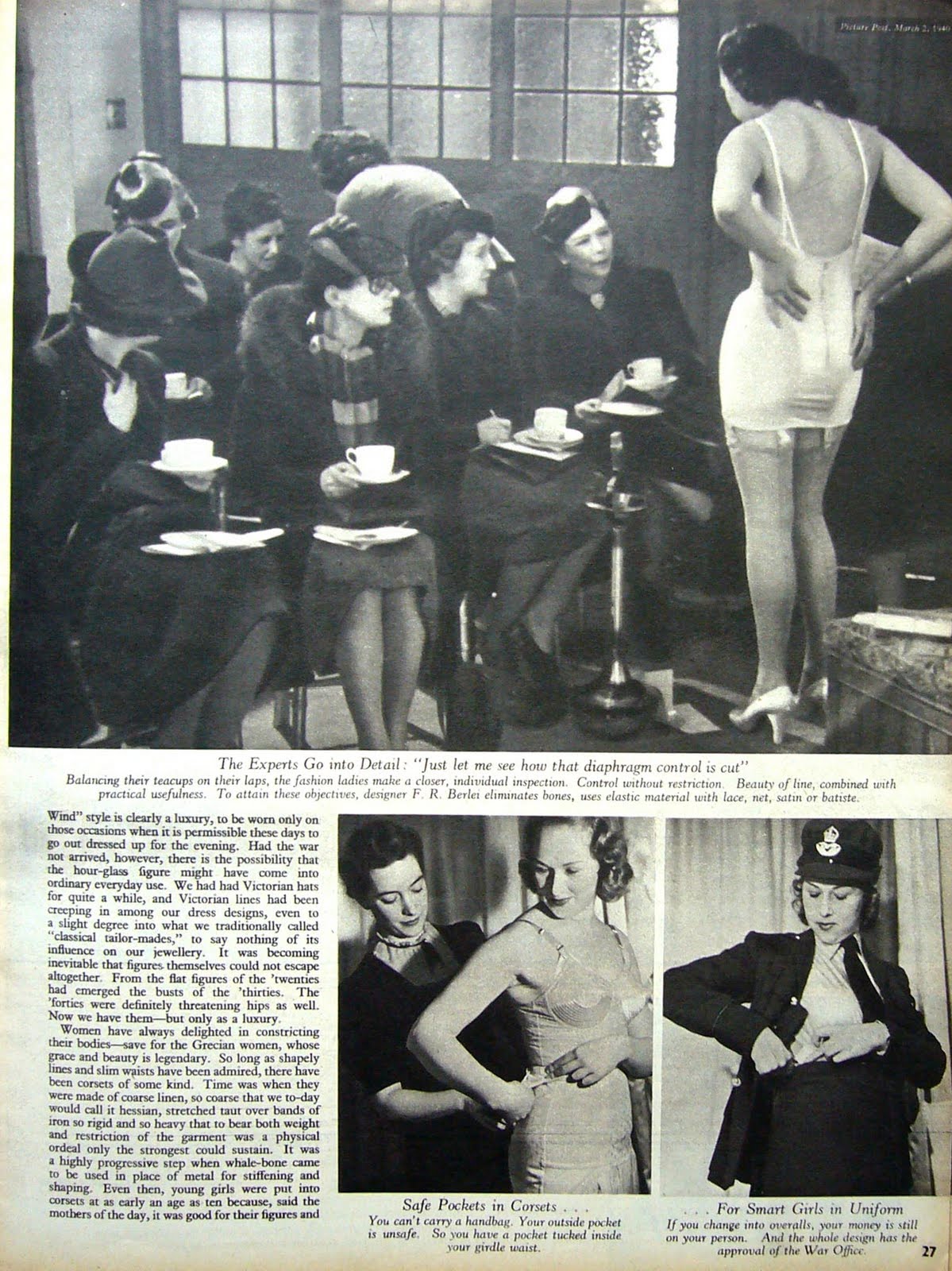 Fashionable Forties: Girdles and corsets and the right shape, oh my