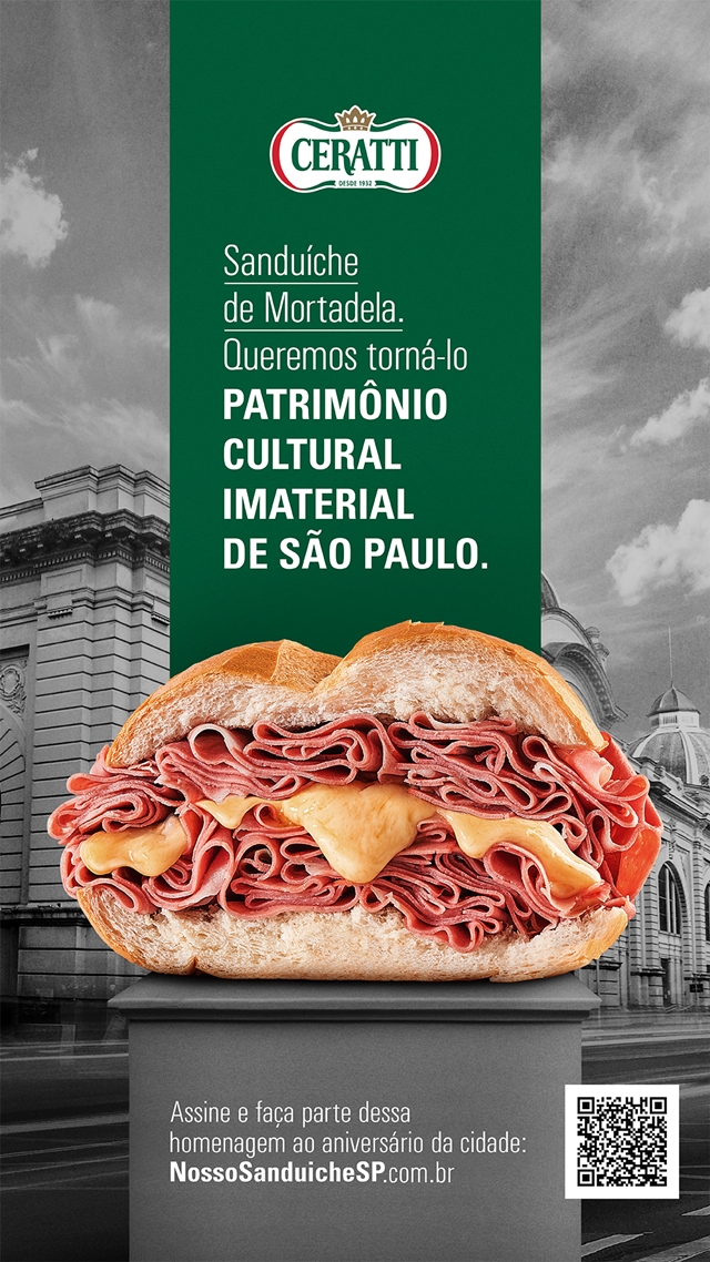 COMER & BEBER: Ceratti pede o tombamento cultural do sanduíche de mortadela