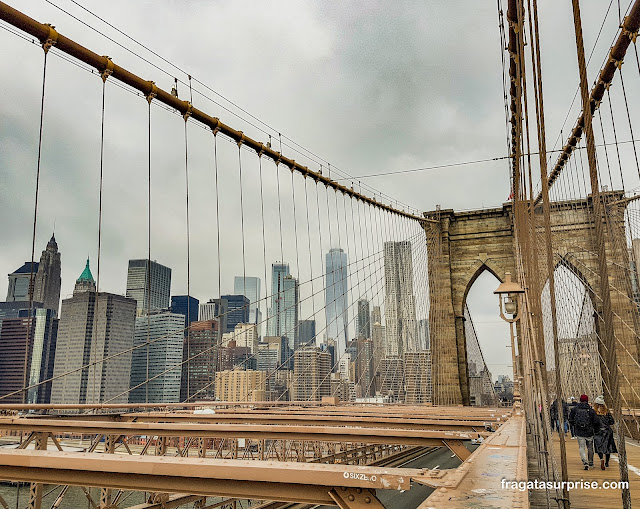 Ponte do Brooklyn em Nova York