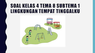 Soal Tematik Kelas 4 Tema 8 Subtema  1 Daerah tempat  Tanggalku