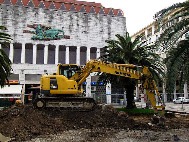 Works, Town Hall square, Livorno