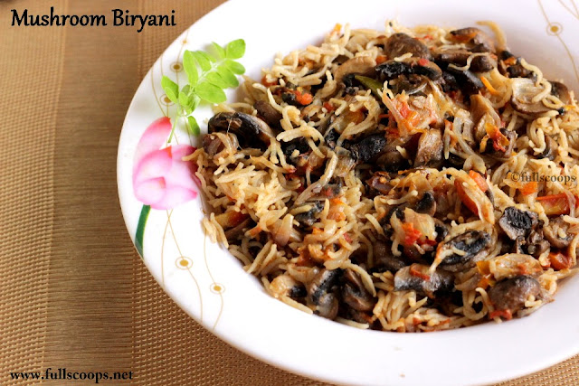 Mushroom Biryani