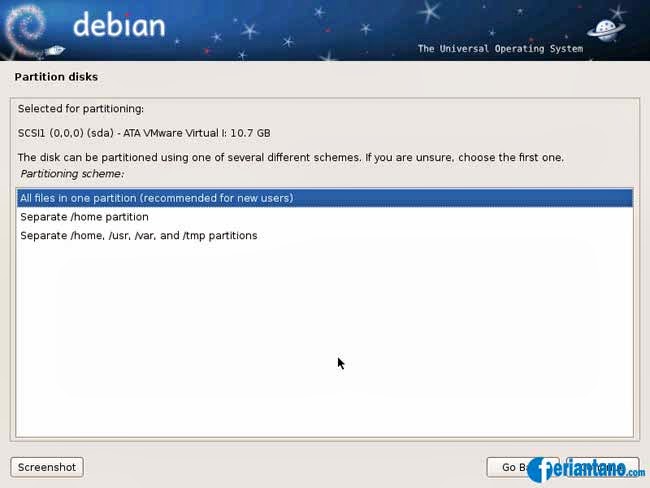 Cara Install Debian 6 Squeeze Berbasis GUI Lengkap Dengan Gambar - Feriantano.com