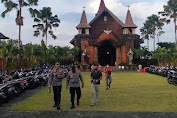   Perayaan Hari Raya Kenaikan Isa Almasih, Polisi Siaga Di Sejumlah Gereja