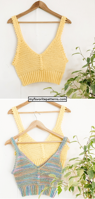 Free Crochet Lyra Crop Top Pattern