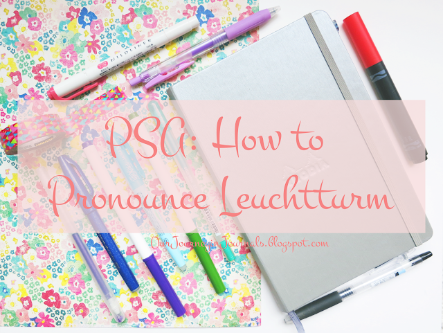 psa how to pronounce leuchtturm