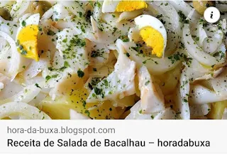 Receita de Salada de Bacalhau – horadabuxa