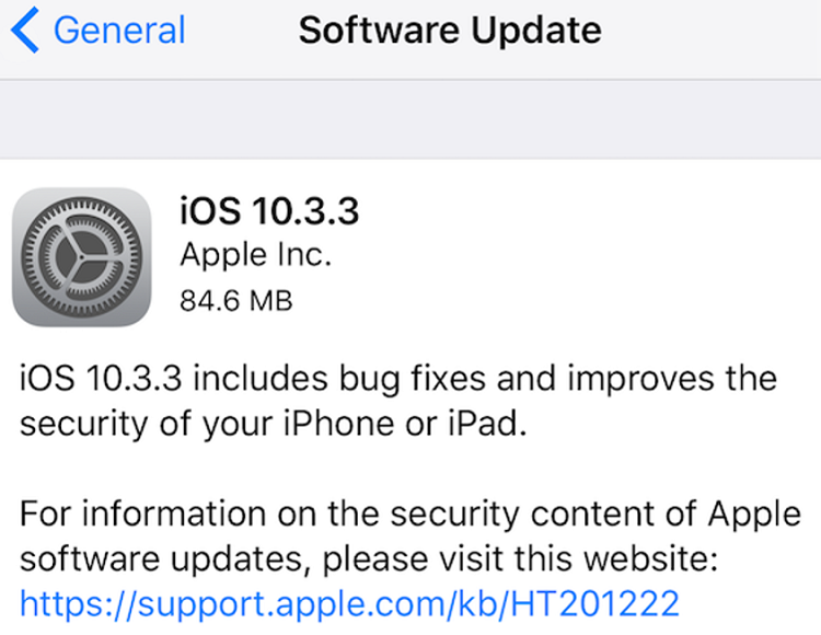 Apple-iOS-10.3.3-Changelog