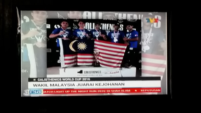 Malaysia juara Calisthenics World Cup 2016