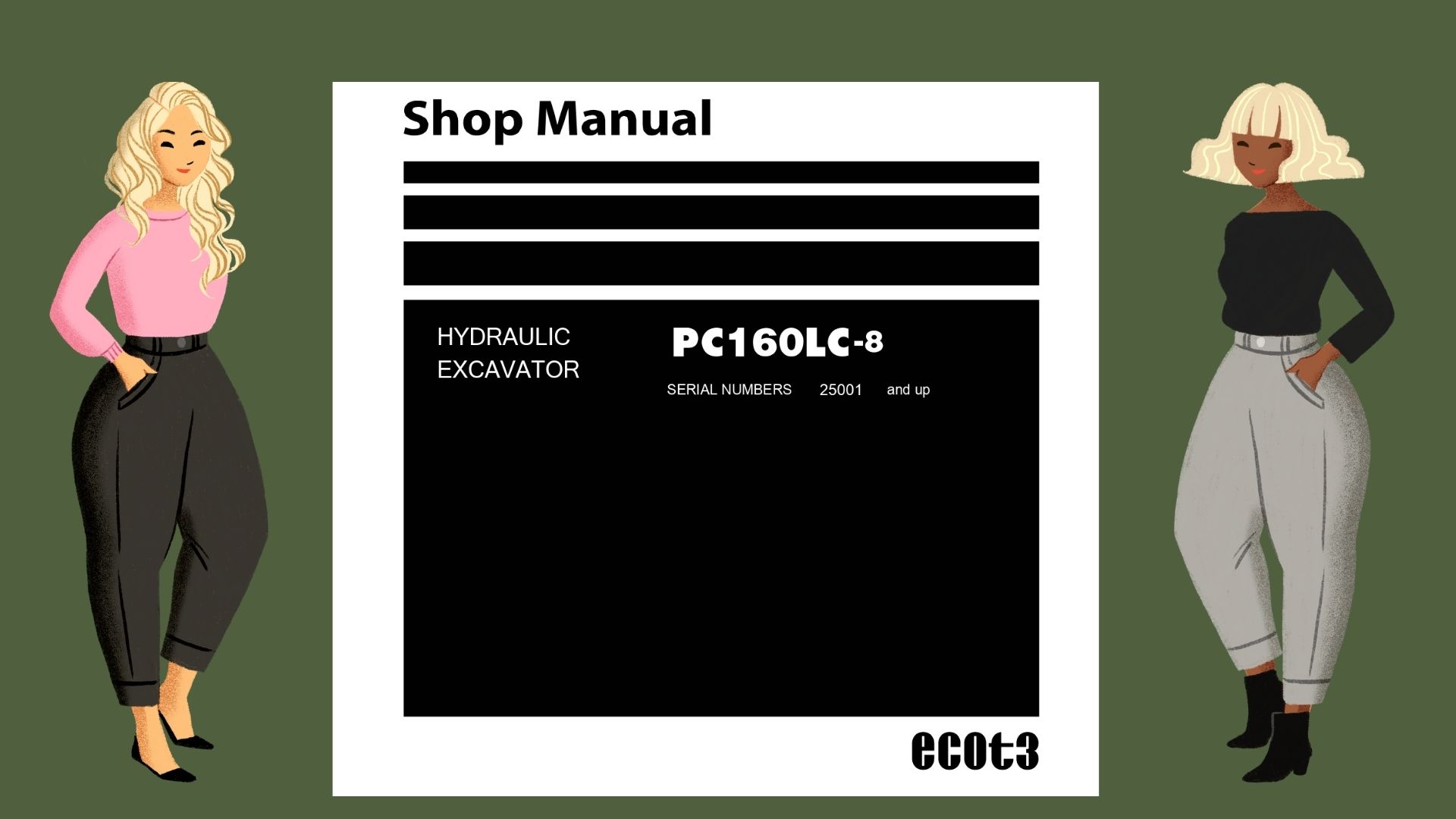 PC160LC-8 Shop Manual Excavator Komatsu