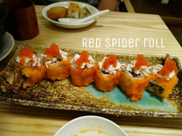 Paulin's Munchies - Sushi Tei at JEM - Red Spider roll