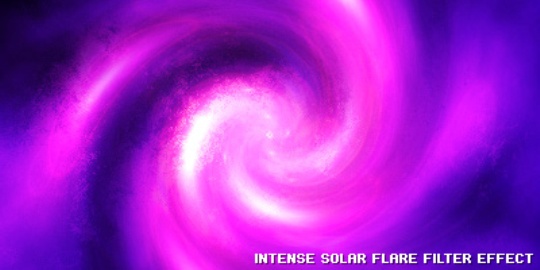 Intense Solar Flare Effect