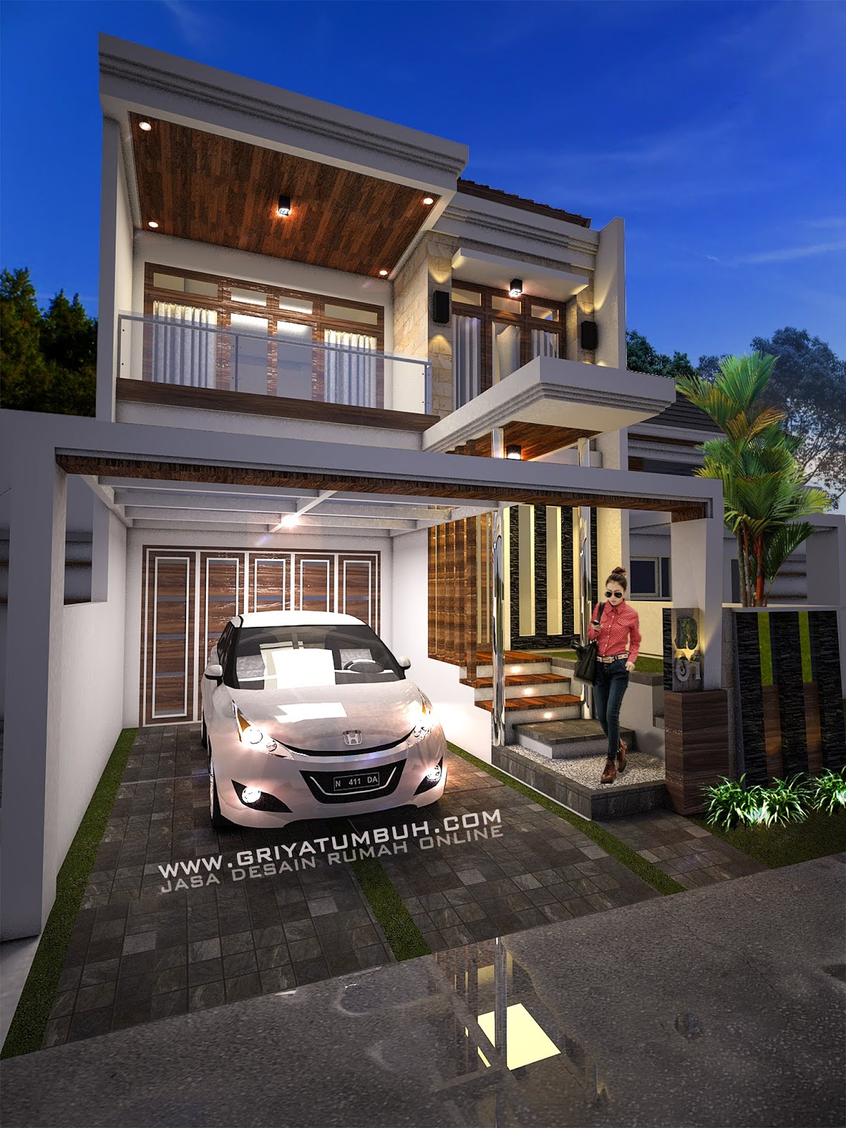 Desain Rumah 7 X 15 M Bapak Totok Malang