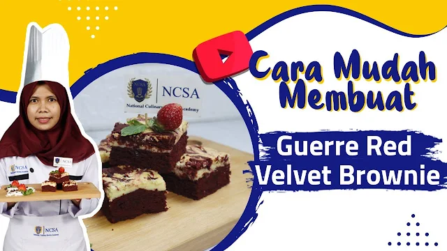 cara membuat red velvet brownie