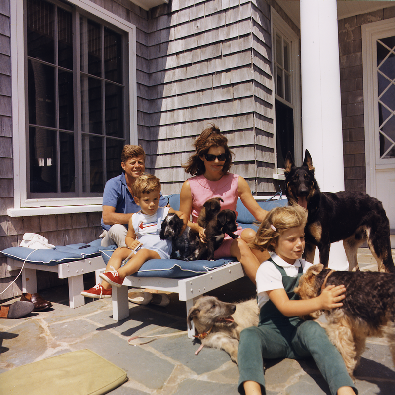 JFK Family and their dogs