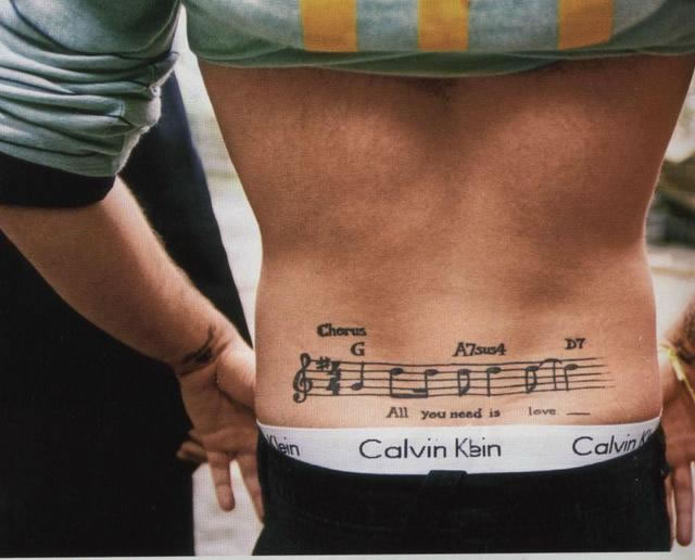 music note tattoos