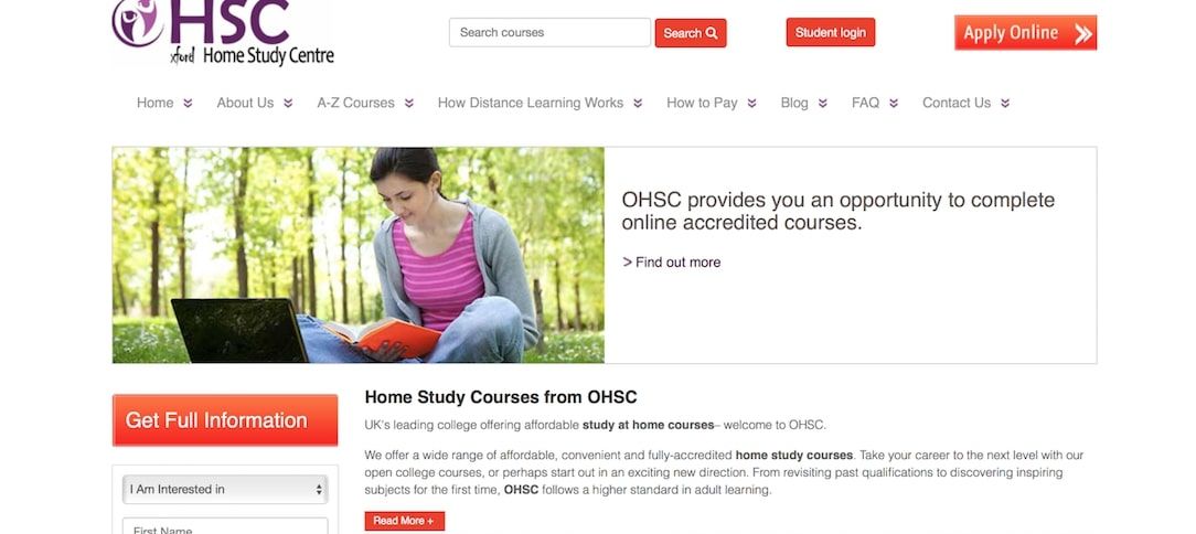 Oxford home study free online courses with certificates