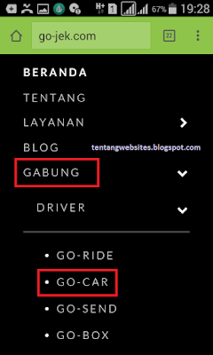 Daftar online go car