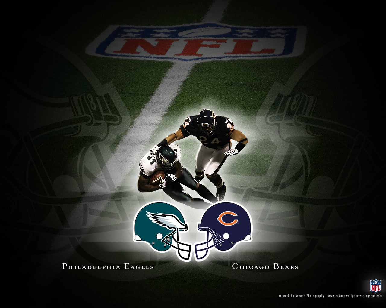 Arkane NFL Wallpapers: Battle 11 - Eagles vs. Bears