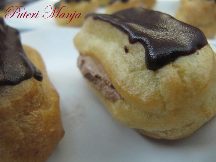 RASA-RASA SELERA PUTERI MANJA: ECLAIRS WITH STEP BY STEP 