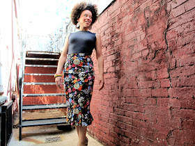 Oonaballoona | An Indie love affair: Sewing up By Hand London's Charlotte Skirt and Closet Case Files' Nettie bodysuit 