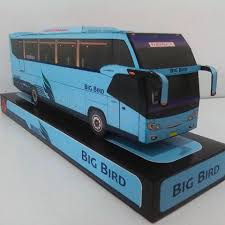 BIG BIRD Bus  Free Papercraft Bus  Models Templates  