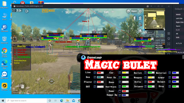 INDOP MAGIC BULLET HACK FOR Gameloop 0.19.0 - Free Hack PUBG Mobile 0.19.0