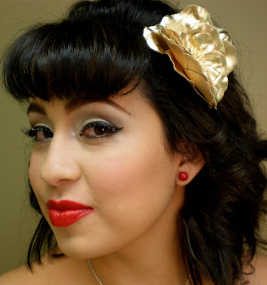 pin up eye makeup. Pin Up look