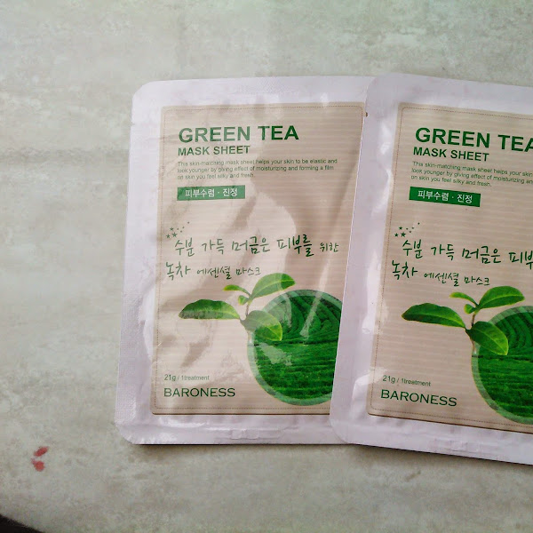 Review: Baroness Green Tea Mask Sheet