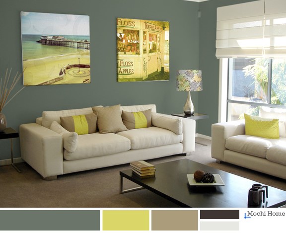 Colors that compliment sage green walls