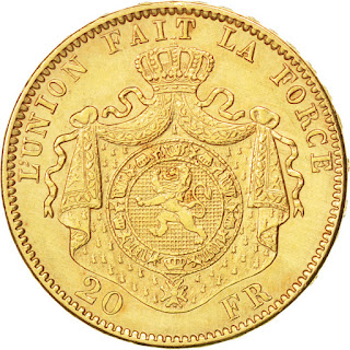 Belgian Gold Coins 20 Francs